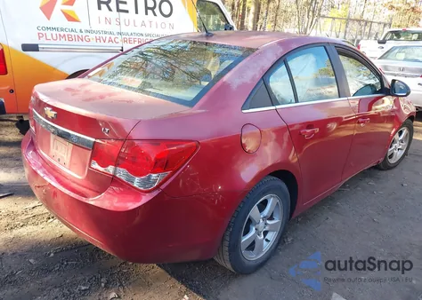 2011 Chevrolet Cruze Lt from USA, damaged, VIN 1G1PE5S99B7256908